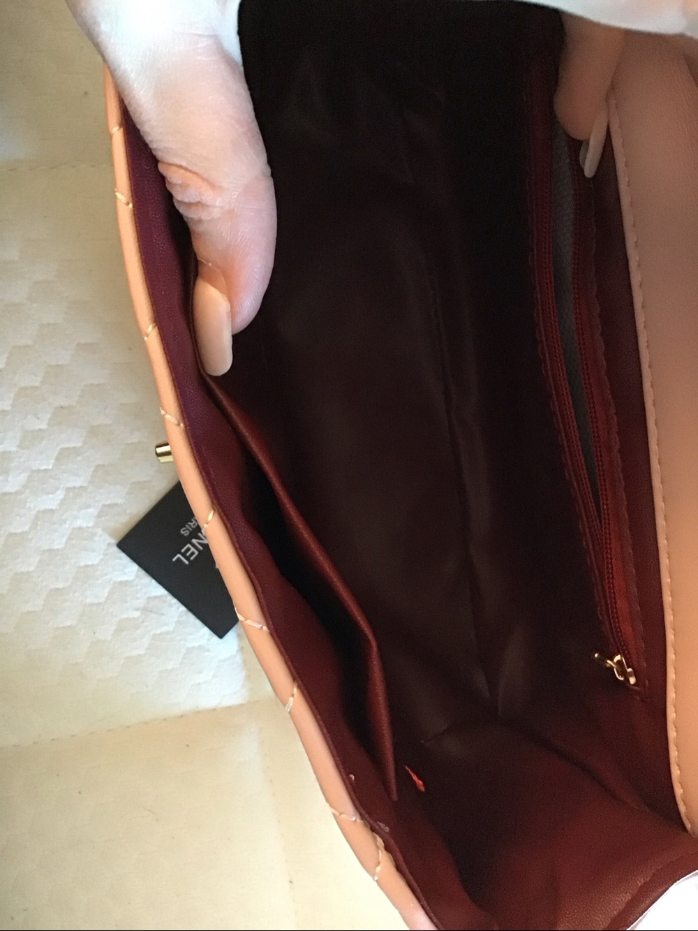 CHANEL pink with gold hardware Quilted Shoulder Bag - Picture 7 of 7